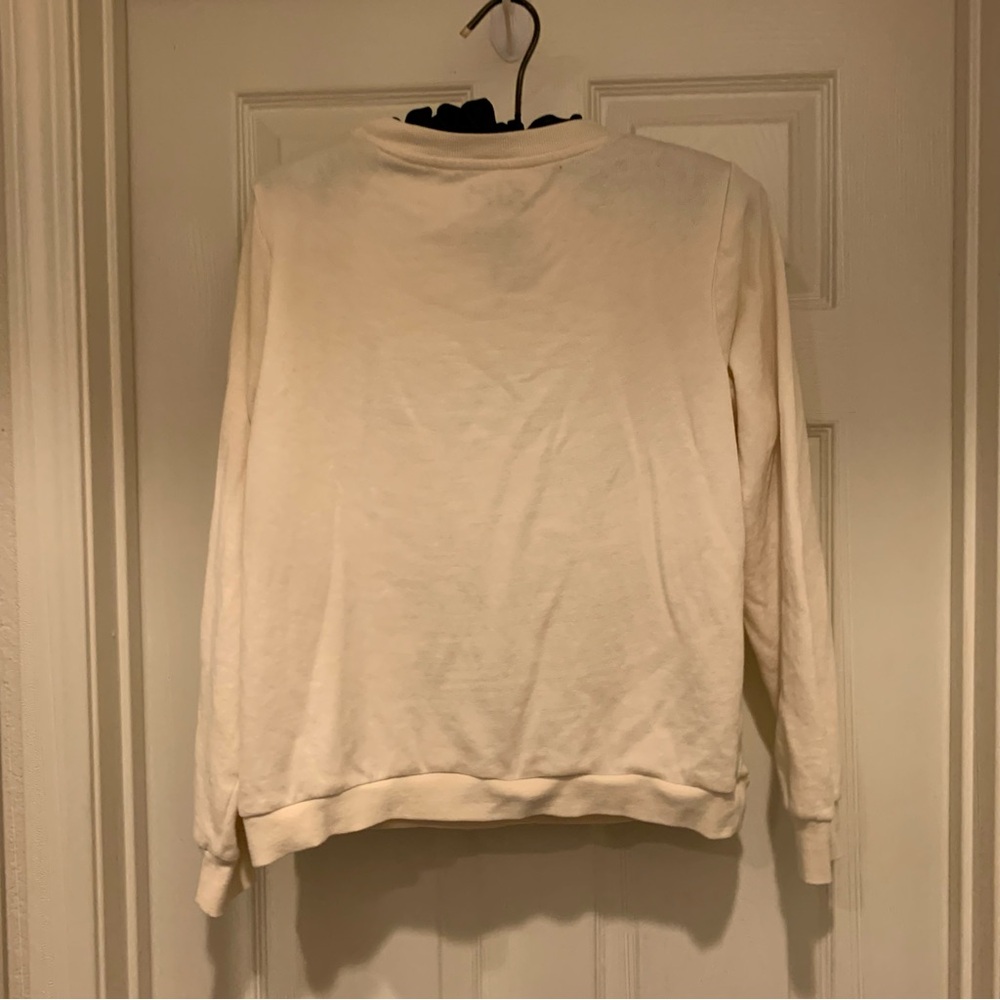 Kizz Cream Logo Sweatshirt - Picture 2 of 5